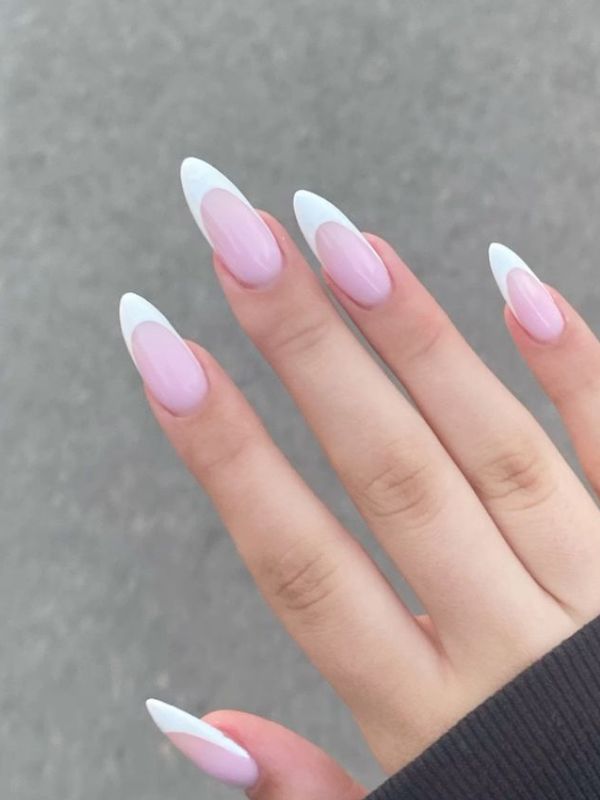 Soft-Pink-Milky-French-Nails
