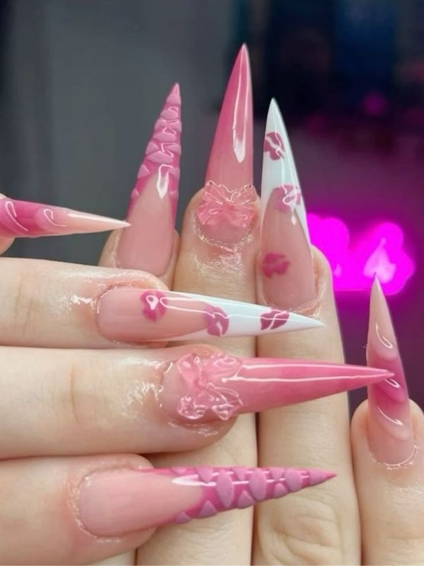 Soft-Pink-September-Long-Nails