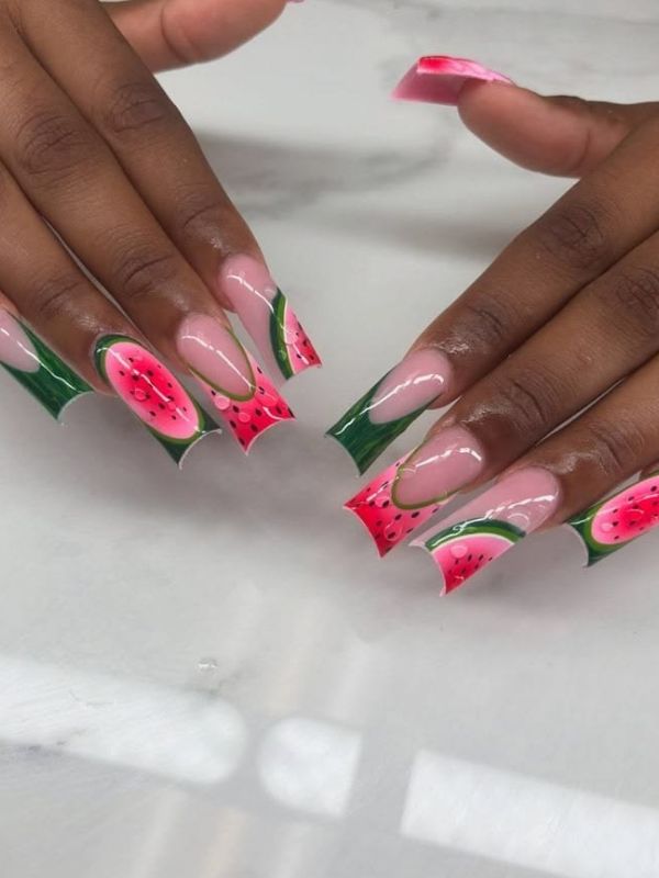 bright-watermelon-french-tip-nails-with-black-seed-details.