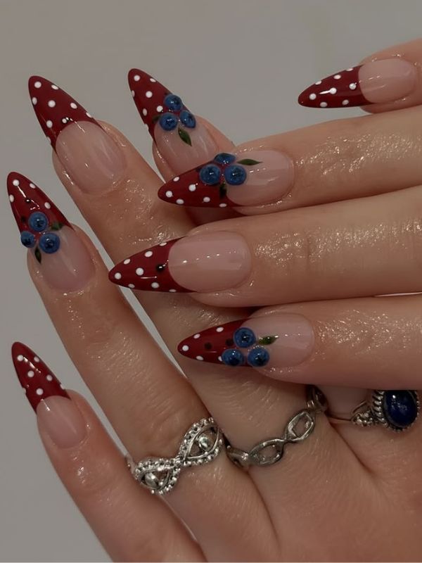 french-tip-fruit-nail 