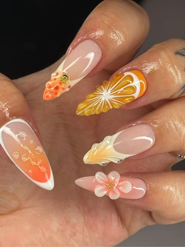 glossy-orange-slice-manicure-with-fresh-cirtrus-details.