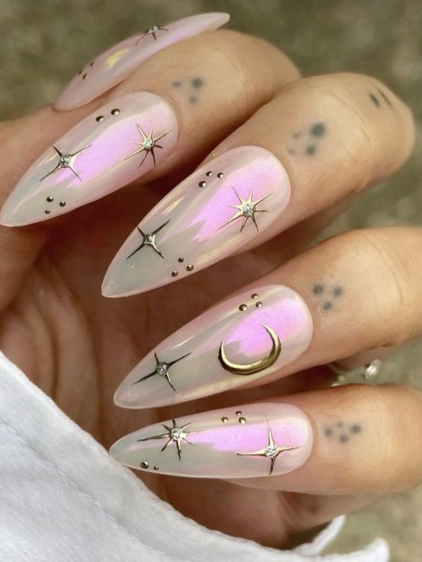 pastel-nails-with-tiny-zodiac-symbols. 