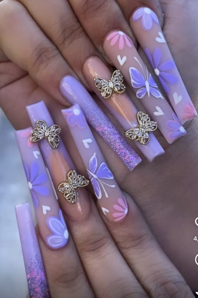 Long-Butterfly-Birthday-Nails