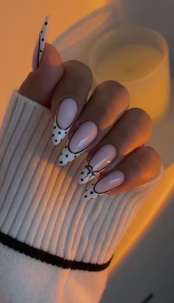 Short-French-Tip-Birthday-Nails