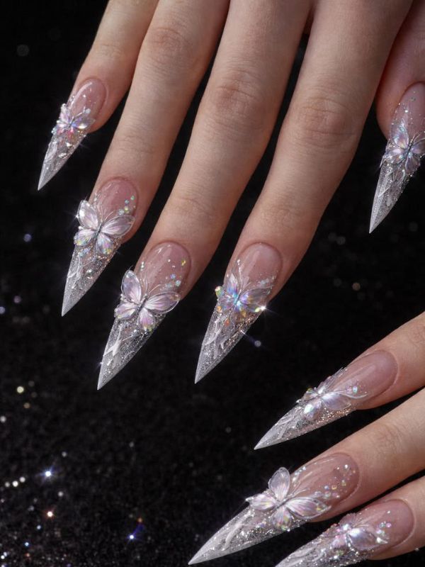 Butterfly-Y2K-Stiletto-Nails.