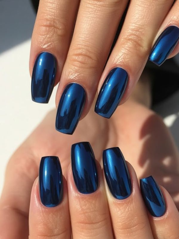 Dark-Blue-Chrome-Nails