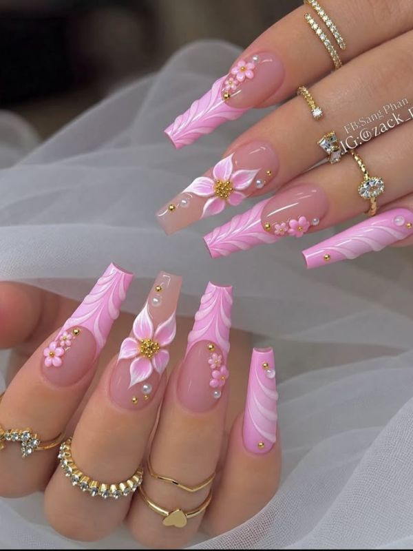 Floral-nails