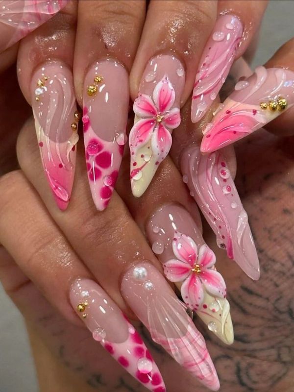 Personalized-Pink-Baddie-Nails.