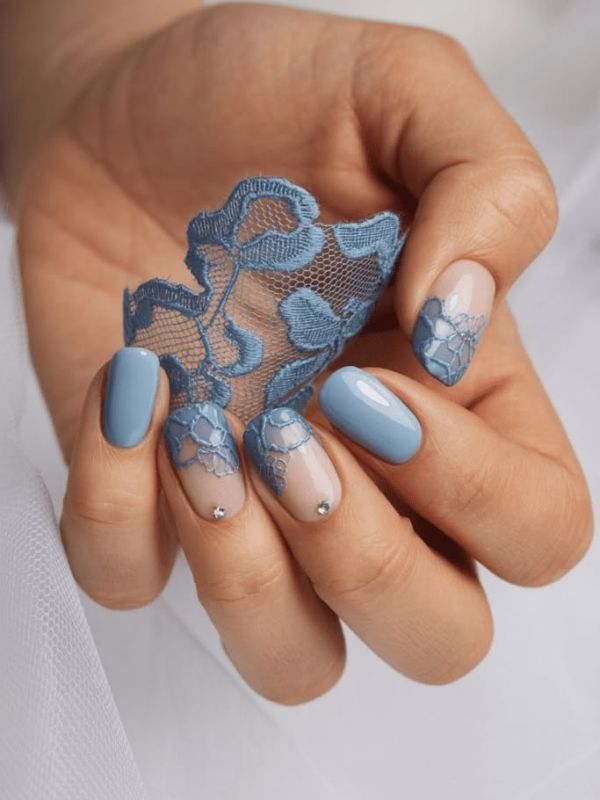 sky-Blue-Nails-With-Lace-chic-Gothic-nails-that-make-your-manicure-stand-out.